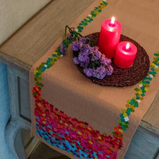 Calyz Beige Table Runner